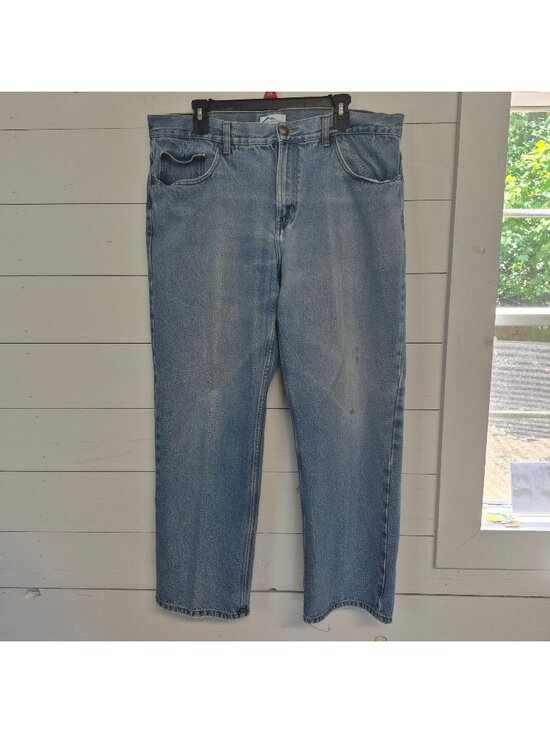 Blue Mountain Other - Blue Mountain Mens Relaxed Fit Light Wash Denim Jeans Size 40/32